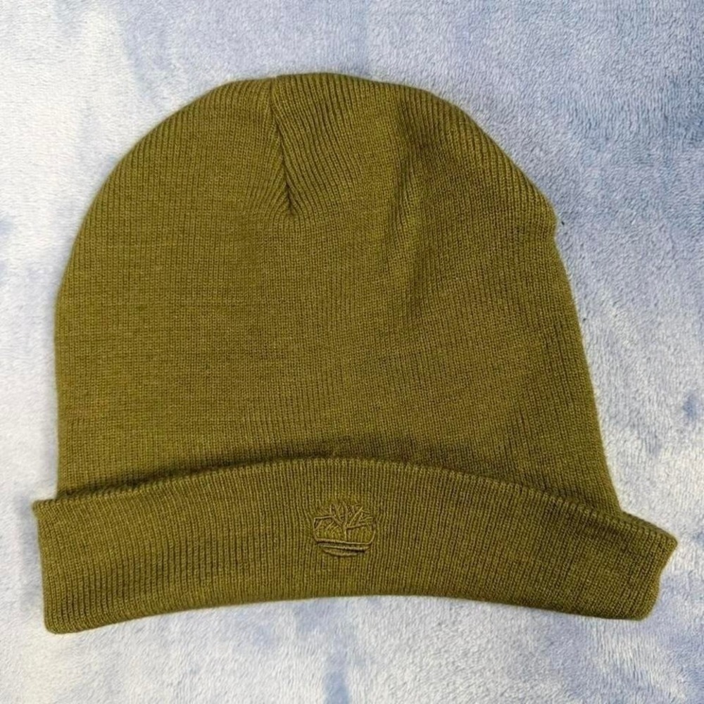 Timberland green beanie Size one size